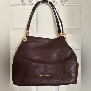 MK shoulder leather tote